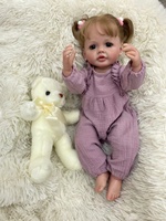 Énorme corps en vinyle, poupée populaire de haute qualité, visage doux, Reborn, bébé fille, cadeau d'anniversaire et de noël