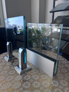YUNTAI sécurité plat clair verre trempé <span class=keywords><strong>piscine</strong></span> clôture pour sécurité creux hôpital salon <span class=keywords><strong>solaire</strong></span> salle à manger mur <span class=keywords><strong>rideau</strong></span> - Product Image 5