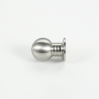 Boutons de tiroir sphériques de 1 pouce en acier inoxydable SUS201, poignée de meuble durable, poignée de cuisine, installation facile