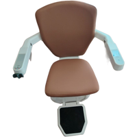 Nouveau fauteuil monte-escalier électrique sans obstacle en acier droit à moteur électrique 2024 pour personnes handicapées pour une utilisation à domicile ou à l'hôtel