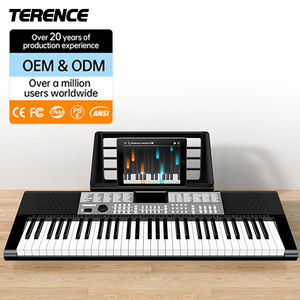 TERENCE SP611 <span class=keywords><strong>Piano</strong></span> électronique 61 touches, clavier numérique portable <span class=keywords><strong>avec</strong></span> haut-parleur intégré, pour débutants et adultes - Product Image 1