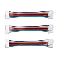 Benutzer definierte 2,54mm Pitch 7 Pin Rainbow Seven Color Flat Stromkabel