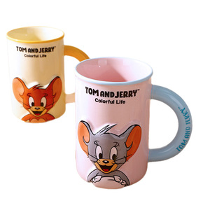 Tazza in Ceramica con Design in Rilievo di <span class=keywords><strong>Tom</strong></span> e <span class=keywords><strong>Jerry</strong></span>, per Ufficio e Casa, Tazza da Caffè dall'Estetica Elevata - Product Image 5