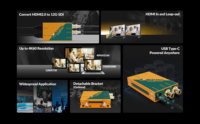 Convertidor Profesional HDMI 2.0 a 12G-SDI 4K60 para Transmisión con Salida HDMI en Bucle para Estaciones de Producción de Video de Alta Definición