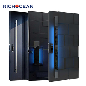 Porta d'Ingresso di Lusso Richocean in Alluminio, Stile Lamborghini, Antiproiettile e Antieffrazione per Residenze - Product Image 3