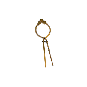 Rj Handicrafts Store Divisor de Navegación de Una Mano de Latón Macizo Dorado Pintado, Estilo Antiguo, con Forma Personalizada y Diseño Proporcional, India - Product Image 1