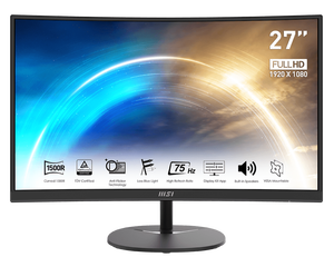 Nouveauté <span class=keywords><strong>MSI</strong></span> PRO MP271C Écran Courbé 27 Pouces 1920 x 1080 <span class=keywords><strong>75Hz</strong></span> Temps de Réponse de 1 ms Protection des Yeux Moniteur de Productivité Professionnel - Product Image 4