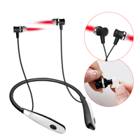 Irradiateur nasal et auriculaire à diode suspendu au cou, irradiation 650 nm pour la rhinite, la sinusite, l'otite moyenne