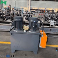 Máquina perfiladora de bandejas portacables con brida de retorno, línea de producción de alta velocidad, totalmente automática y de rendimiento estable