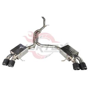 Échappement Valvetronic en acier inoxydable Vortex pour Porsche Macan 2.0T 2014-2017, sonorisation active, finition polie miroir effet écailles de poisson - Product Image 1