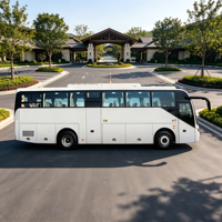 Autobus touristique élégant TENGLONG 9m Euro 3 Yuchai 38 places avec option airbag et suspension à ressorts à lames
