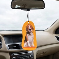 Différents parfums de désodorisant pour chien en papier, ensemble en gros, mignonnes cartes en papier suspendues, parfum, désodorisant personnalisé pour voitures