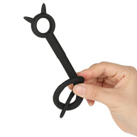 Sonde urétrale en silicone à joint en bambou, bâton de stimulation de dilatation du pénis avec anneau de traction, jouet sexuel BDSM pour la masturbation masculine