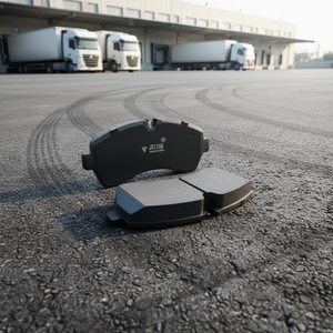 Nouvelles plaquettes de frein Jiusheng HOWO fiables sans amiante pour camions légers et flottes de livraison, fonctionnement à faible bruit, stabilité de friction élevée - Product Image 1