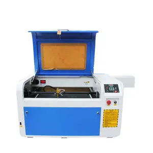 China fabricar tamanho pequeno 4060 400*600 máquina de gravura a laser com sistema ruida para plástico/couro/madeira