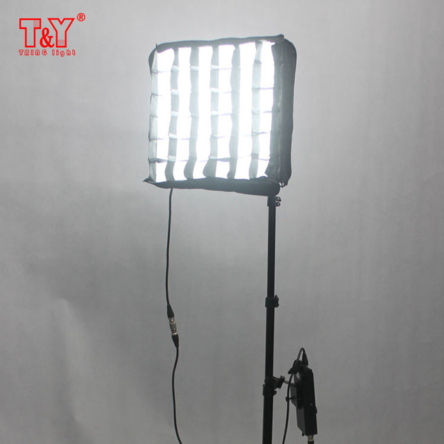 Studio Video Lighting Flexible LED Video Light with Softbox Honeycomb Grid