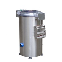 Hoge kwaliteit commerciële fruit- en groenteschilmachine, automatische elektrische machine met hoge productiviteit voor wassen en schillen