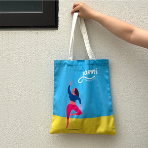 Colorful Canvas Reusable <b>Shopping</b> <b>Tote</b> <b>Bags</b> Promotional Gift <b>Bags</b> for Women Students and Kids - Product Image 2