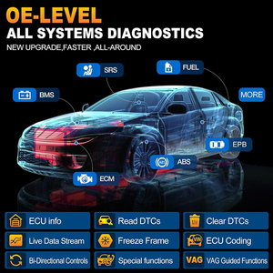 LAUNCH X-431 PRO ELITE penganalisa diagnostik mobil, alat kode ECU sistem penuh <span class=keywords><strong>OBD</strong></span> OBD2 pemindai kendaraan versi <span class=keywords><strong>Software</strong></span> baru - Product Image 3