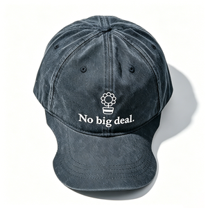 หมวกแก๊ปทรงวินเทจผ้าฝ้ายฟอกทรงคุณพ่อ ปีกหมวกทรงปากเป็ดแบบพิเศษ ปักลายลำลองสำหรับผู้ชายและผู้หญิง - Product Image 3