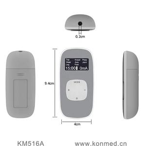 KM516A Uso Doméstico Terapia Digital <span class=keywords><strong>Mini</strong></span> Dispositivo Portátil ABS <span class=keywords><strong>TENS</strong></span>/<span class=keywords><strong>EMS</strong></span> Estimulador Baixa Freqüência Fisioterapia Unidade Eletrônica - Product Image 3