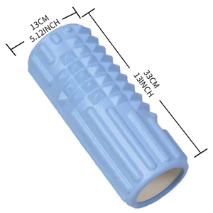 健身器材提高移动性便携式33厘米13英寸高密度泡沫滚轮物理治疗锻炼伊娃瑜伽滚轮按摩器