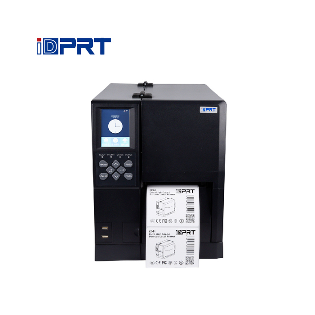IDPRT Original Thermal Transfer Barcode Label Printer with USB RS232 203DPI 300DPI