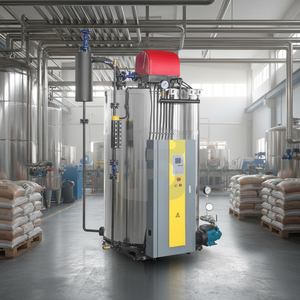 Nouvelle chaudière à vapeur robuste au gaz et au mazout de 500 kg, en stock, livraison rapide pour les projets gouvernementaux en Afrique centrale et au Moyen-Orient, durable - Product Image 1