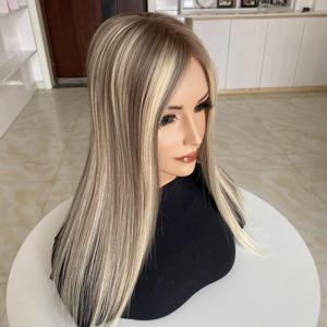 พร้อมส่งท็อปเปอร์ผมไหมขนาด 5x6.5 นิ้ว สีฮิตปี 2026 ผมแท้บริสุทธิ์จากรัสเซียและยุโรป ฐานไหม สำหรับผู้หญิงที่มีปัญหาผมร่วง - Product Image 3