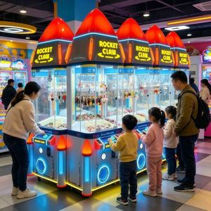 Video <b>Game</b> Entertainment Equipment - Rocket <b>Claw</b> Gift Clip, Gift <b>Machine</b> Keychain, Toy, Prize Grab <b>Game</b> Console - Product Image 6