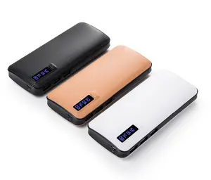 Bulk Günstige 3 USB Power Bank 10000mAh Werbe Günstigste Power bank Mit LCD-Display