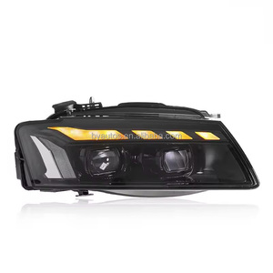 Pour Audi A5 B8 2008 2009 <span class=keywords><strong>2010</strong></span> 2011 – Phare avant LED style RS avec DRL et clignotant dynamique – Ensemble d'éclairage avant pour voiture - Product Image 6