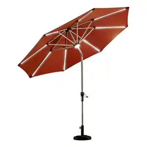 Parasol extérieur Patio parasol pliable imperméable résistant à l'âge auvents de jardin parasol de Patio pour l'extérieur