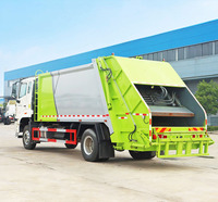Camion à ordures diesel certifié Euro 5, capacité de 5 m3, compacteur arrière, rapport de compactage 1:3, transmission manuelle, roues motrices 4x2