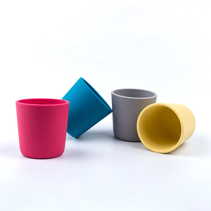De grado de alimentos de impresión personalizada de café reutilizable té de goma de silicona taza con <span class=keywords><strong>muchos</strong></span> tamaños - Product Image 1