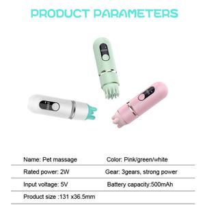 Masajeador Eléctrico Portátil para Mascotas, Perros y Gatos, Mejorado, con 4 Cabezales de Masaje Giratorios y Tres Modos - Product Image 4