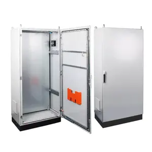 Electrical cabinet box SAIPWELL big steel box IP54 Waterproof Single/Double Door floor standing electric metal cabinet