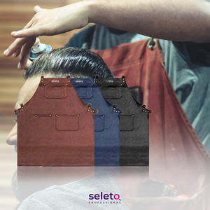 Tablier Vintage pour coiffeur en PU, nouveau Design <span class=keywords><strong>de</strong></span> qualité supérieure, idéal pour le travail, châle, barbier, livraison gratuite, <span class=keywords><strong>2022</strong></span> - Product Image 6