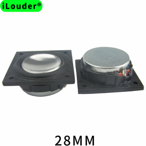 Speaker Mini Driver 28Mm 4 Ohm 2 W Persegi Kecil Neodymium 1 Inci 2 Watt 8 Ohm Unit Speaker