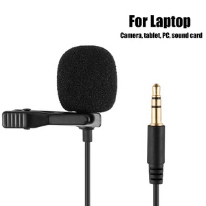 Microphone cravate à boutonnière de 1,5 m, microphone cravate à clip de 3,5 mm pour iPhone, <span class=keywords><strong>Samsung</strong></span>, téléphone mobile de type C, ordinateur portable, ordinateur - Product Image 3