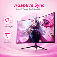 Monitor Curvo para Juegos de 32 Pulgadas, 1080P, 240Hz, Precio de Fábrica al por Mayor R&E, Pantalla IPS sin Marco, Tiempo de Respuesta de 1ms, 120% SRGB, para Oficina