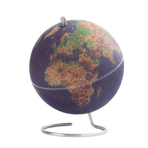 Globo Terráqueo <span class=keywords><strong>de</strong></span> <span class=keywords><strong>Corcho</strong></span> <span class=keywords><strong>de</strong></span> 25 cm con Base <span class=keywords><strong>de</strong></span> Metal, Globo Educativo para Oficina, Recuerdo <span class=keywords><strong>de</strong></span> Viaje, Decoración <span class=keywords><strong>del</strong></span> Hogar - Product Image 1