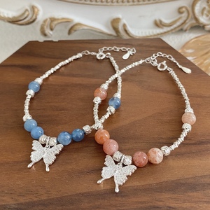 S925 Sterling Silver bạc thời trang cổ điển Zircon bướm bị hỏng Bạc Bracelet nhà máy đồ trang sức bán buôn - Product Image 4