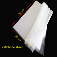 Feuille de cellophane PVC pour fleuriste, film transparent imperméable pour emballage de bouquets, fournitures pour cadeaux, protection extérieure