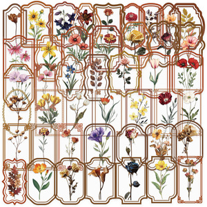 Autocollants Thème Variés en Gros : Oiseaux, Papillons, Noël, Mer, Fille, Sourire, <span class=keywords><strong>Fleurs</strong></span>, Chat, Alimentation, Poisson, Nature, DIY, Autocollants pour Agendas - Product Image 2