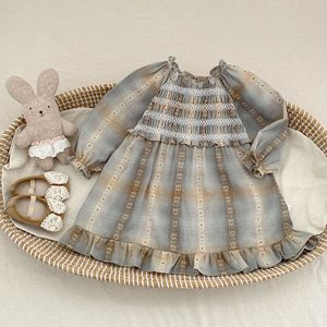Lente baby romper met lange mouwen, meisjesjurkje, katoen, newborn babykleding - Product Image 5