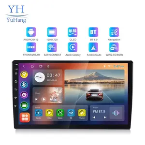YuHang 9 Polegada Tela Android Tela Do Carro gps Navegação Android Sistema De Rádio De Áudio Dvd Vídeo Android Carro Estéreo Multimídia