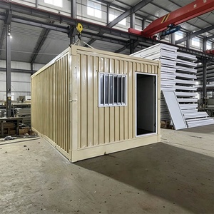 Maison conteneur pliable mobile pour le stockage, l'hébergement de bureau, étudiants, réfugiés et projets de logement de secours - Product Image 1