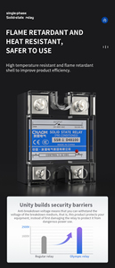 รีเลย์โซลิดสเตตแบบพลิกฝาปิด รุ่นใหม่ ไร้เสียงรบกวน <span class=keywords><strong>SSR</strong></span> 220V ขนาดเล็ก เฟสเดียว DA/AA/DD - Product Image 4