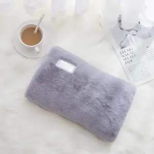 Rabbit plush Anti-Explosion heating New Arrivals Winter Warm rechargeable electric Hot Water Bottle With Soft Plush cover